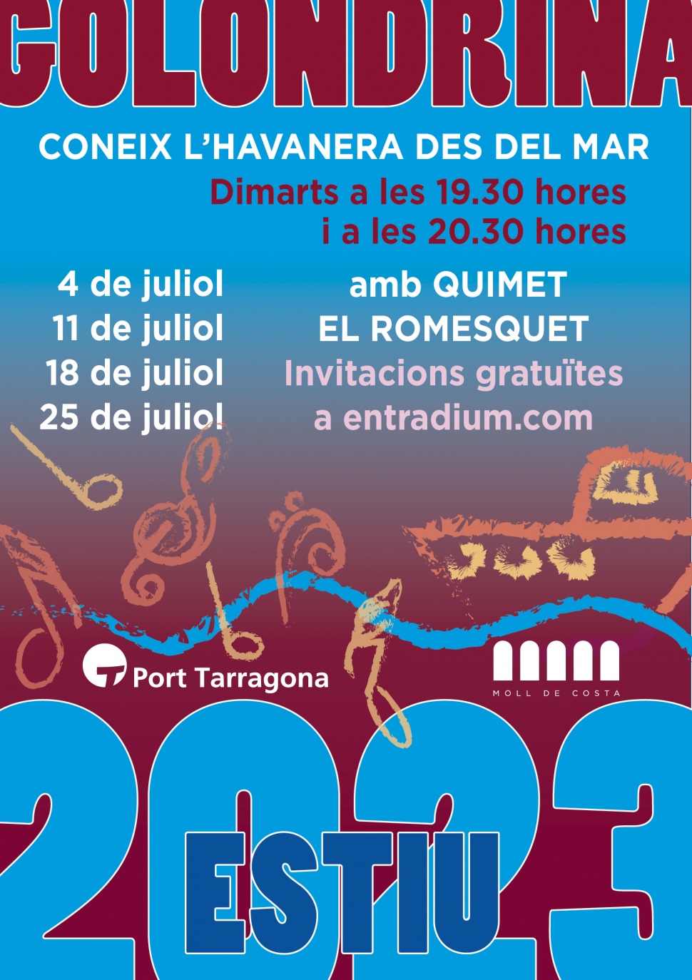 Les havaneres al Port: torna ‘Coneix l’havanera des del mar’ amb la Golondrina i un nou cicle d’havaneres a la Pèrgola del Serrallo